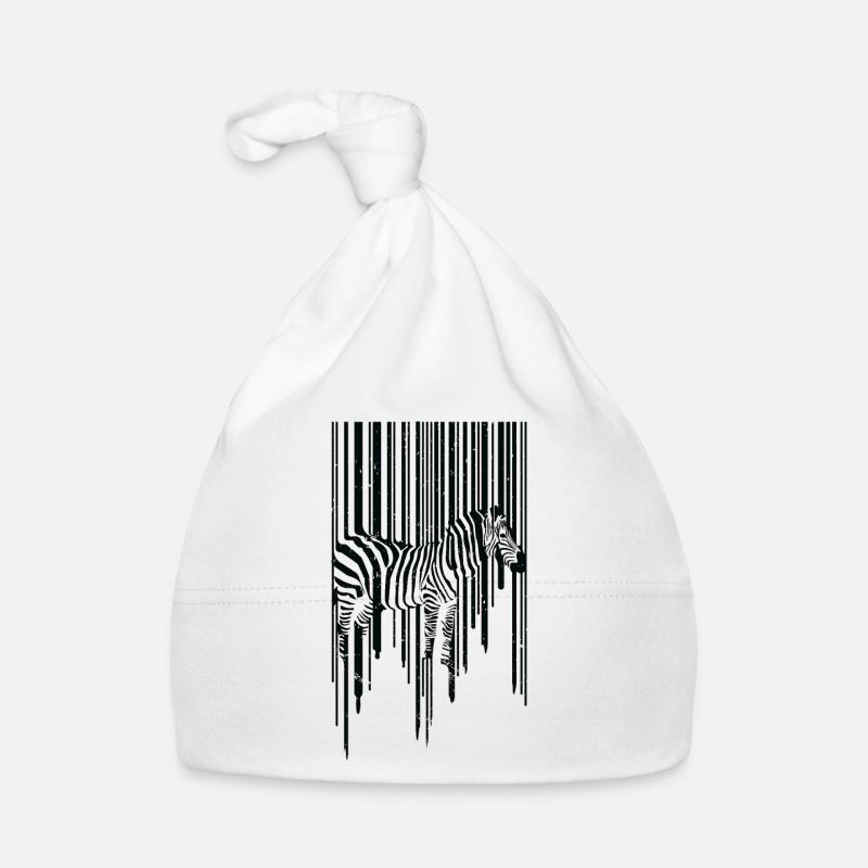 Animal Zebra Scancode Planet Hypnosis 3D Bonnet bio Bébé