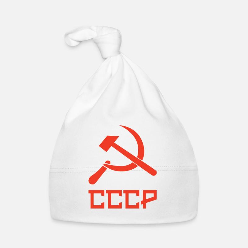 udssr Soviet hammer and sickle, Hammer und Sichel Baby Bio-Mütze