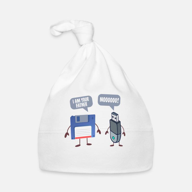 I AM YOUR FATHER USB Floppy Disk Funny Computer Baby Bio-Mütze