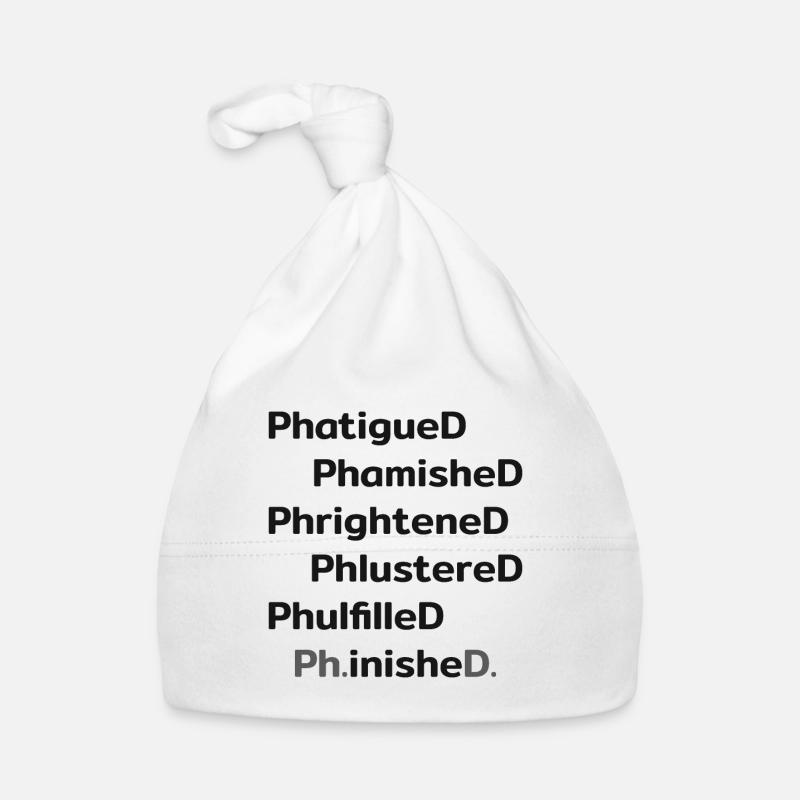 Ph.inishe.D. Ph.D. Ph.D. Organic Baby Cap