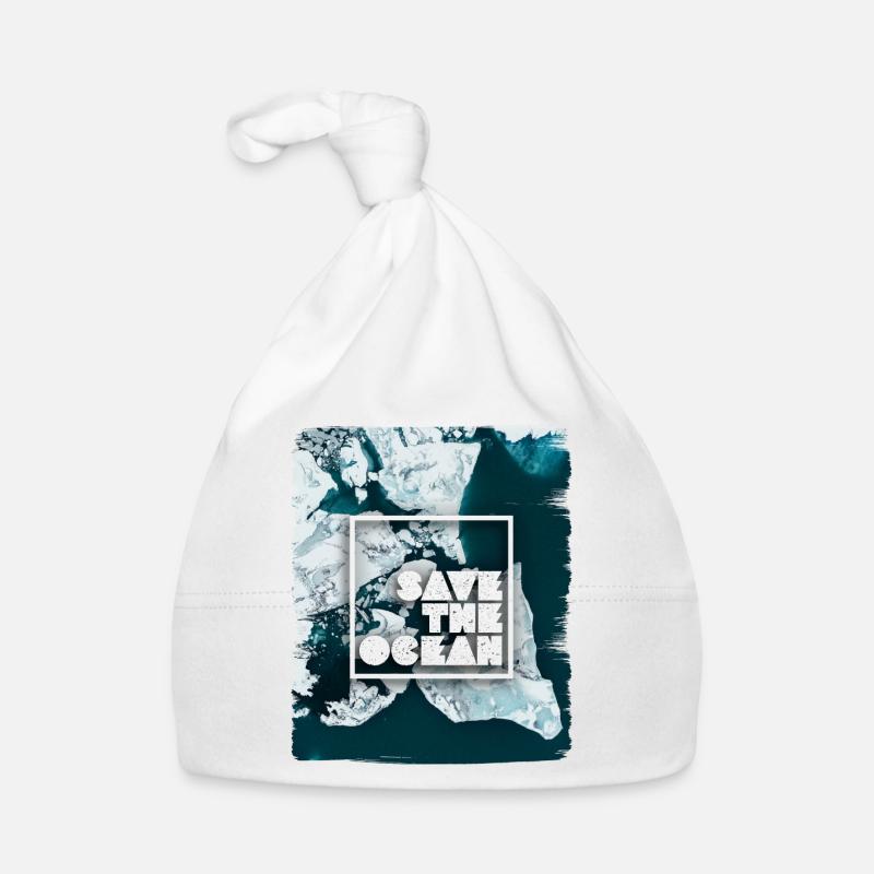 SAVE THE OCEAN Organic Baby Cap