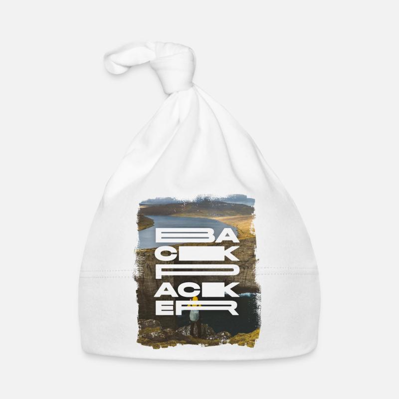 Backpacker - Baby Bio-Mütze - Weiß