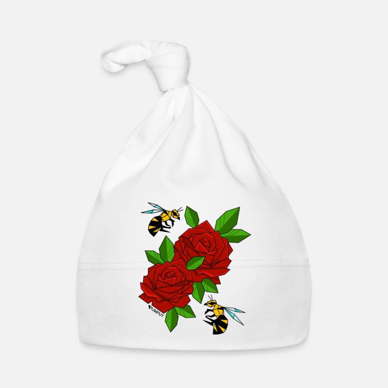ROSE BEE Organic Baby Cap