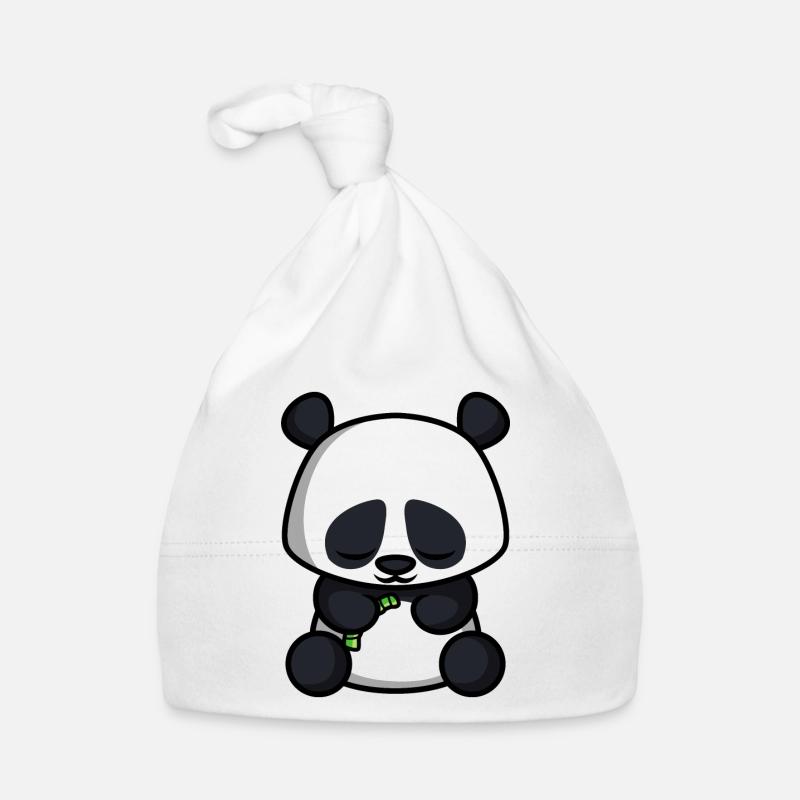 Tired panda Organic Baby Cap