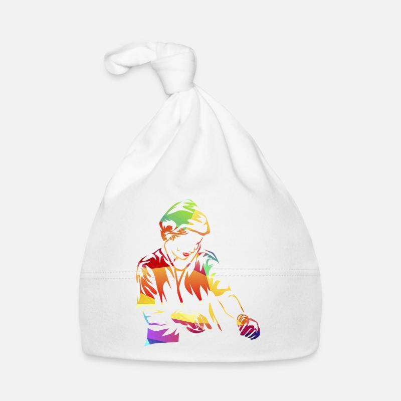 Anesthésiste - Bonnet bio Bébé - blanc