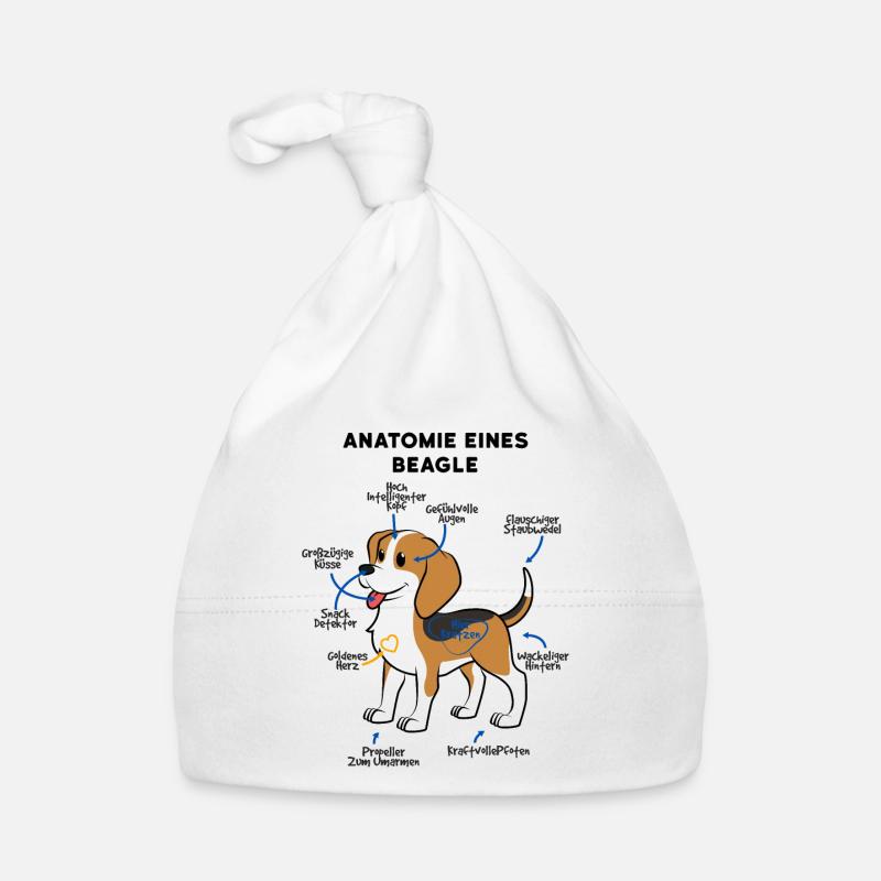 Anatomie du chien Beagle Bonnet bio Bébé