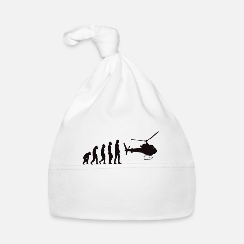 Hubschrauber Baby Bio-Mütze