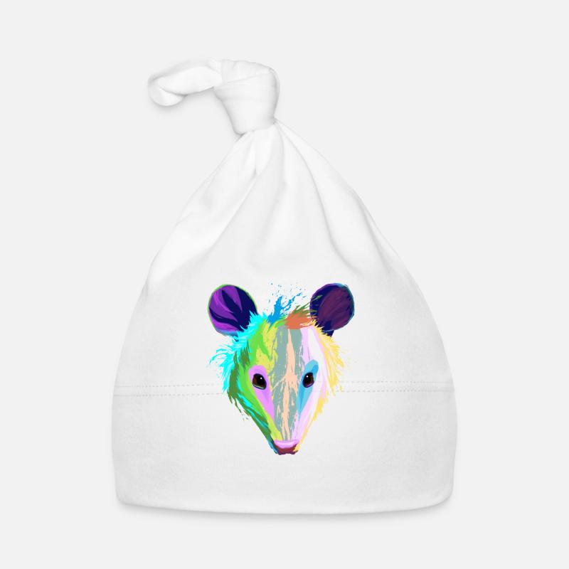 Splash Opossum Organic Baby Cap