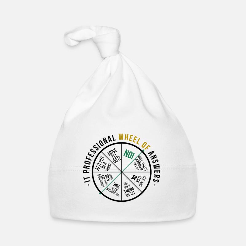 IT answers Funny Organic Baby Cap