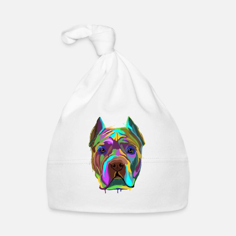 Splash Cane Corso Dog Organic Baby Cap