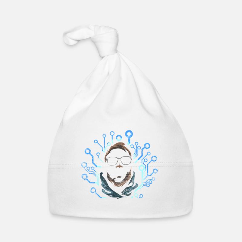 Cadeau de spécialiste informatique programmeur Bonnet bio Bébé