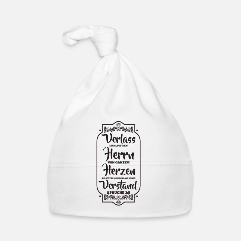 Bibelvers Baby Bio-Mütze