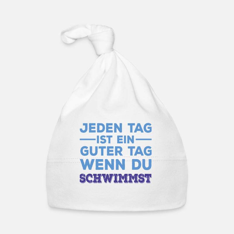 Lustigen Schwimmerspruch - Schwimmen Baby Bio-Mütze