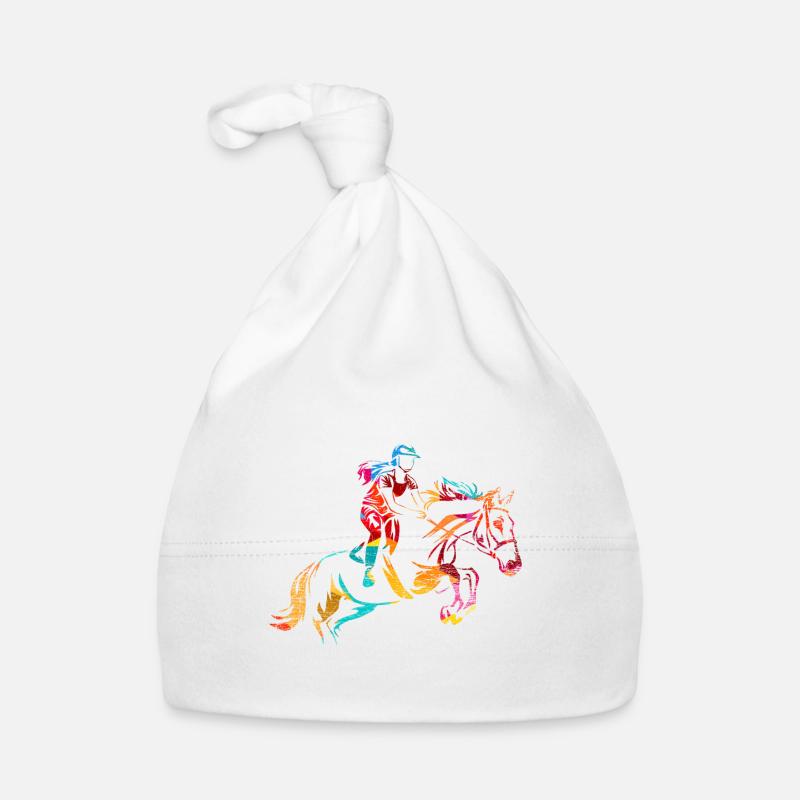 Cadeau de saut d'obstacles Bonnet bio Bébé