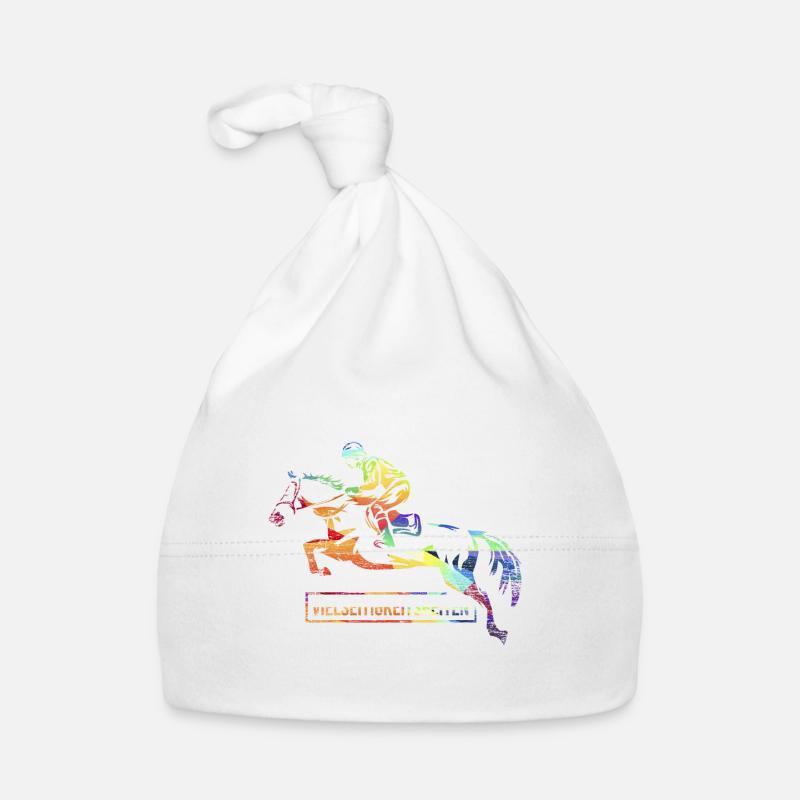 Eventing horse gift Organic Baby Cap