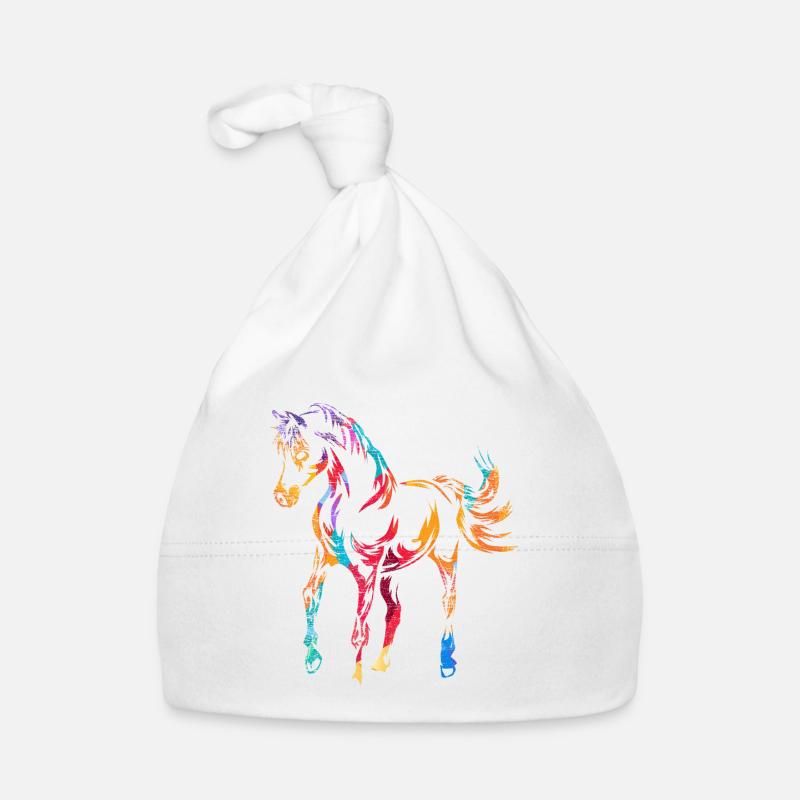 Cheval arabe arabe Bonnet bio Bébé