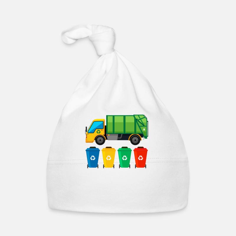 Camion à ordures Bonnet bio Bébé