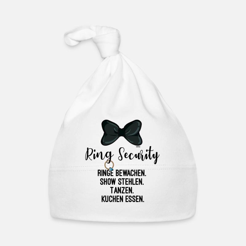 Ringträger Ring Security Hochzeit JGA Baby Bio-Mütze