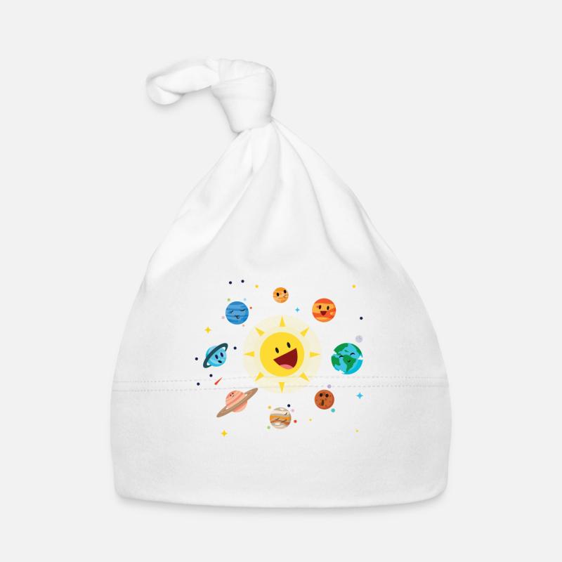 Solar System For Kids space lover Shirt Bonnet bio Bébé