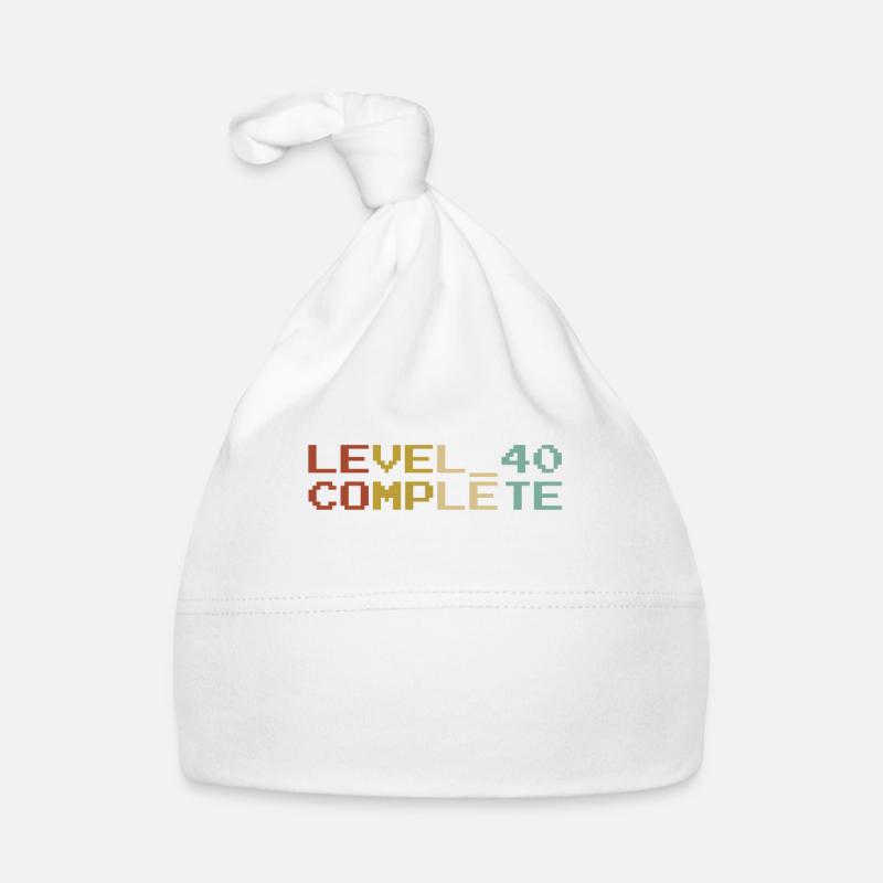 40 ans - 40e anniversaire niveau 40 complet Bonnet bio Bébé