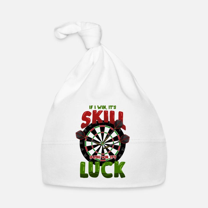 Dart - If I Win It's Skill. If You Win It's Luck Baby Bio-Mütze