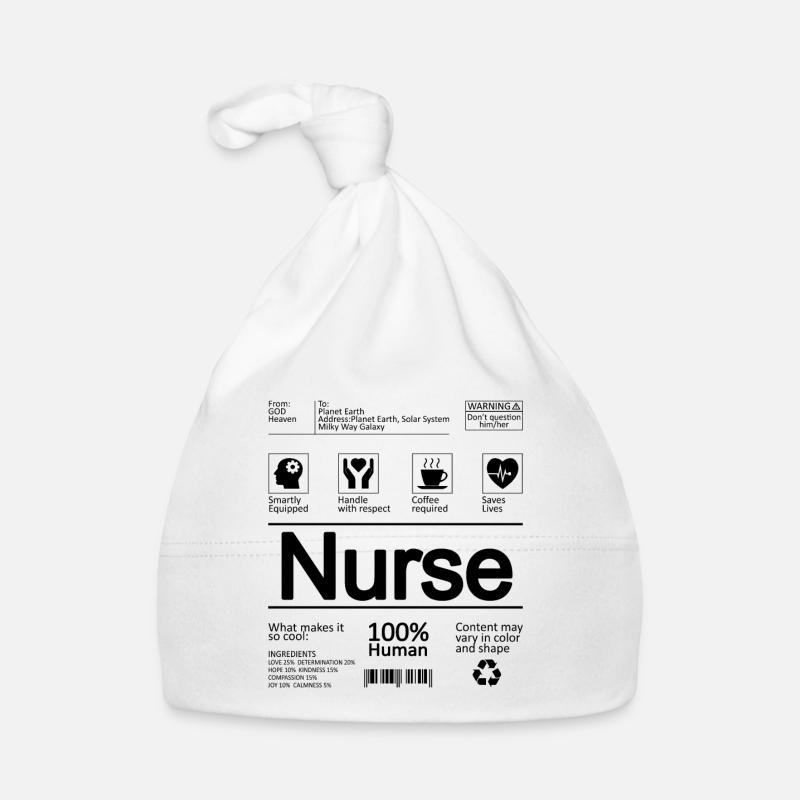 Nurse nurse Organic Baby Cap