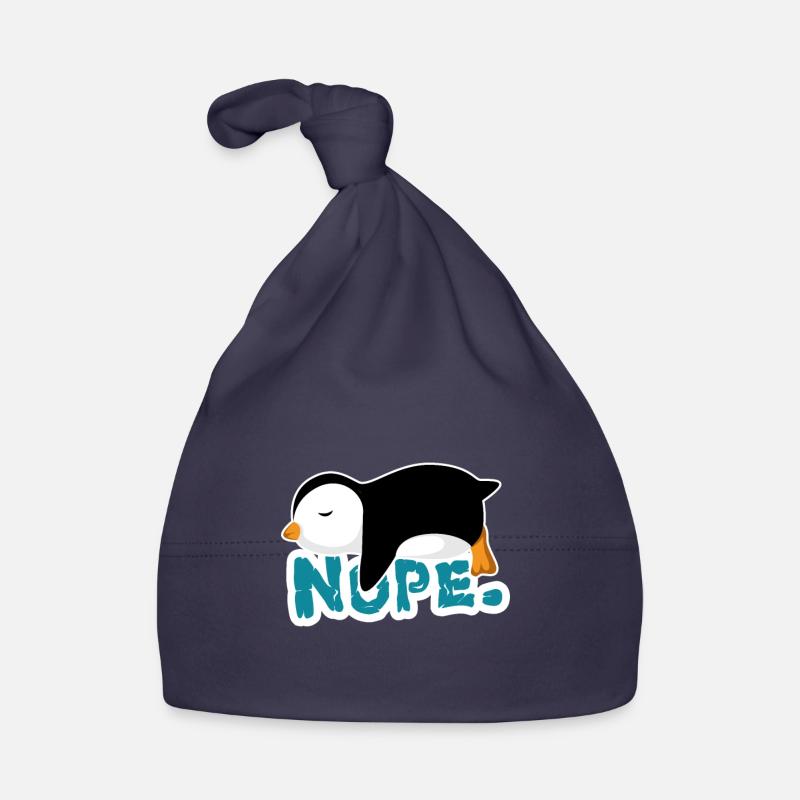 Nope Penguin Zookeeper Penguin owner gift Organic Baby Cap