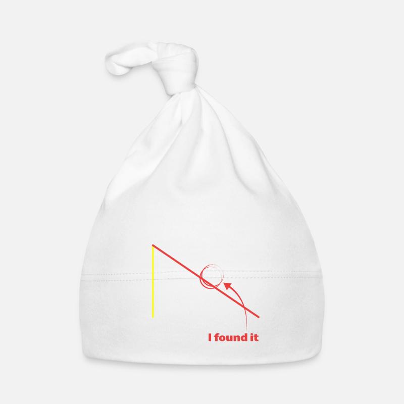 Pythagoras Triangle Mathematician or Math Teacher Organic Baby Cap