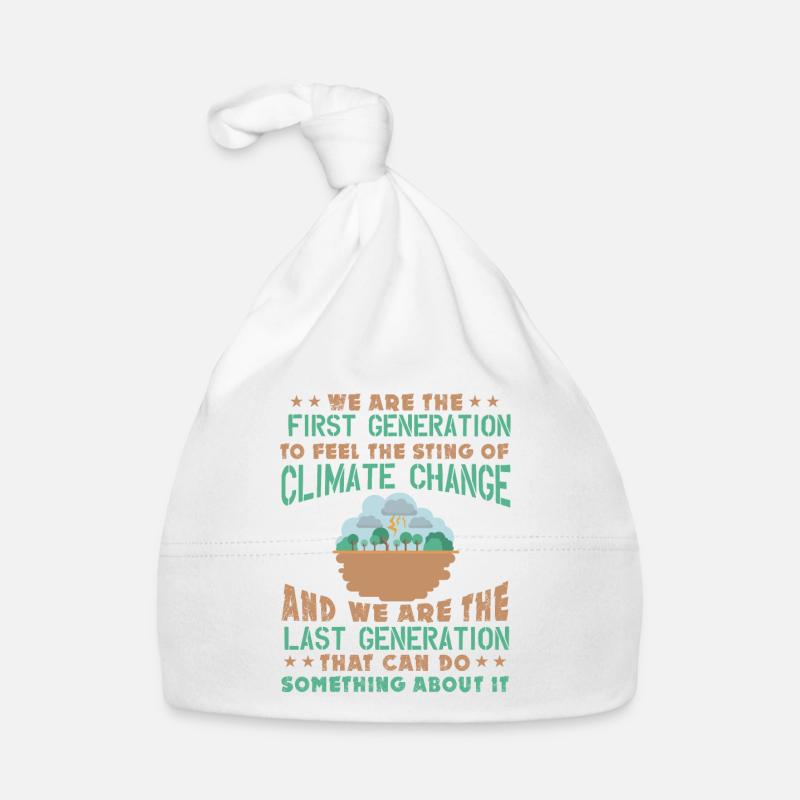 Les vendredis du changement climatique pour la conception future Bonnet bio Bébé