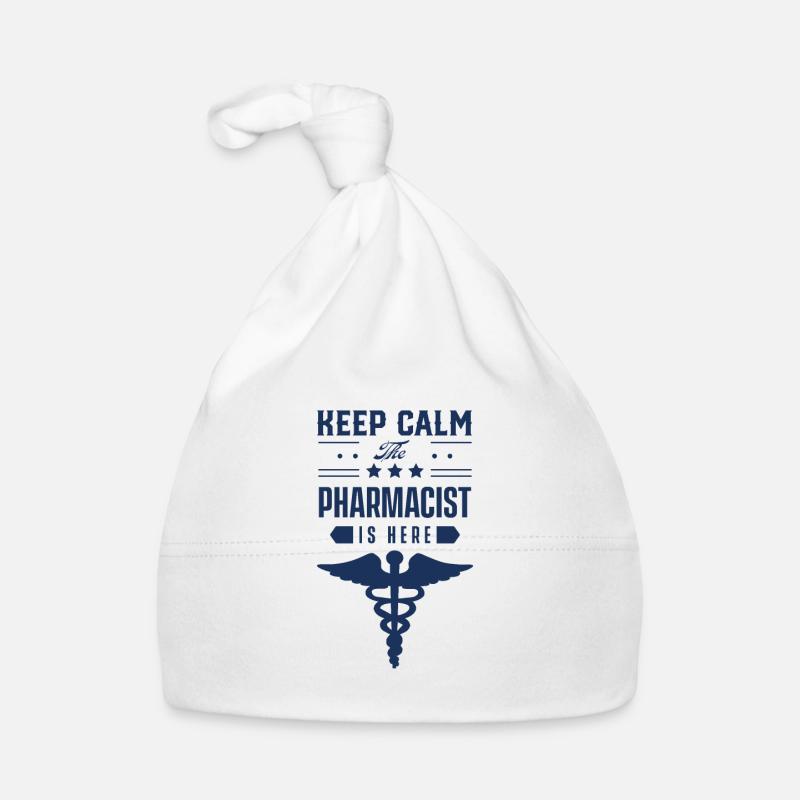 Équipe de médecine pharmacien pharmacien - Bonnet bio Bébé - blanc