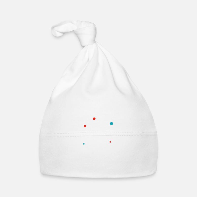 Pensez comme un proton Soyez un amoureux de la science positive Shir - Bonnet bio Bébé - blanc