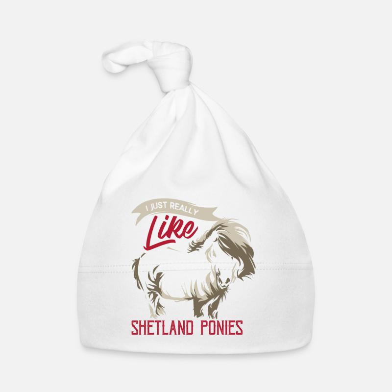 Shetland pony Organic Baby Cap