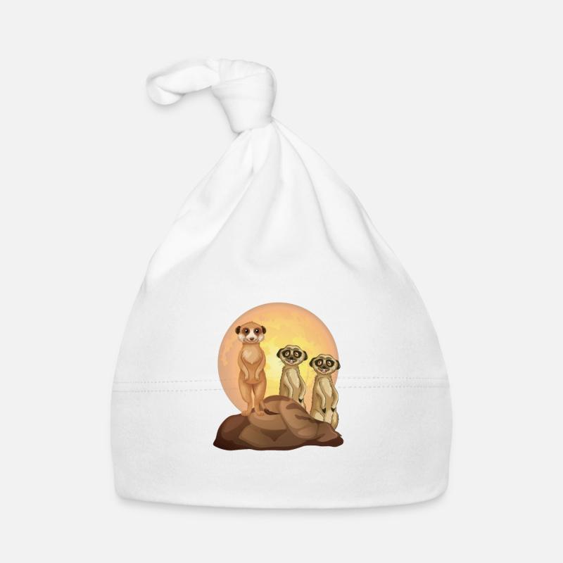 ERDMÄNNCHEN GRUPPE Baby Bio-Mütze