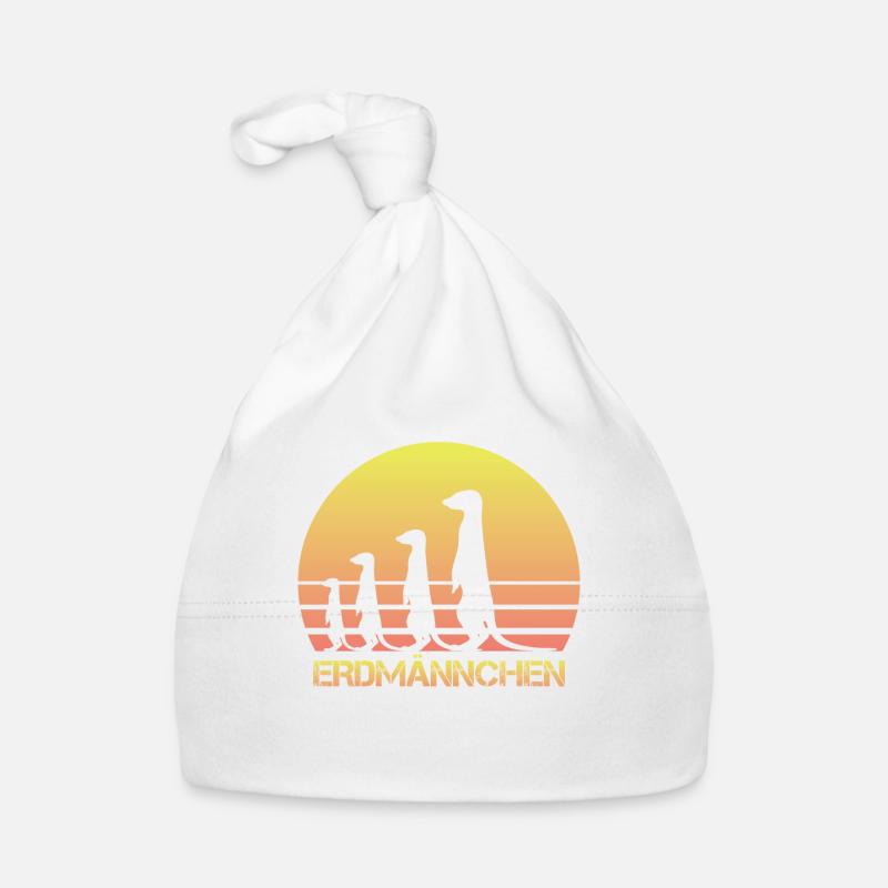 DIE ERDMÄNNCHEN - Baby Bio-Mütze - Weiß