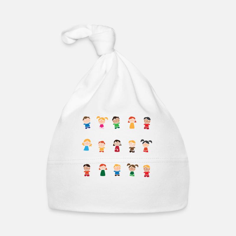 Chemise de classe de mathématiques de danse mathématique - Bonnet bio Bébé - blanc