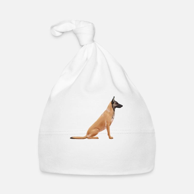 Belgischer Malinois Schäferhund Baby Bio-Mütze