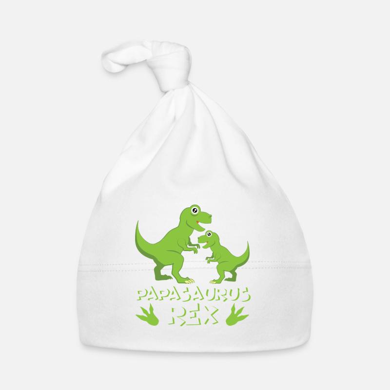 Papasaurus T-Rex Organic Baby Cap
