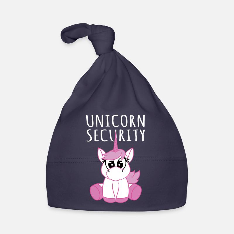 Unicorn Security-Unicorn Lover Gift Baby Bio-Mütze