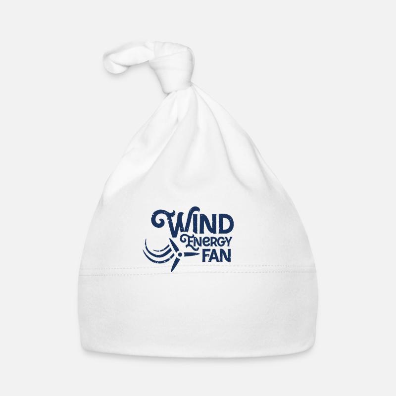 Windenergie Windkraftanlage Windkraft Windrad Wind Baby Bio-Mütze