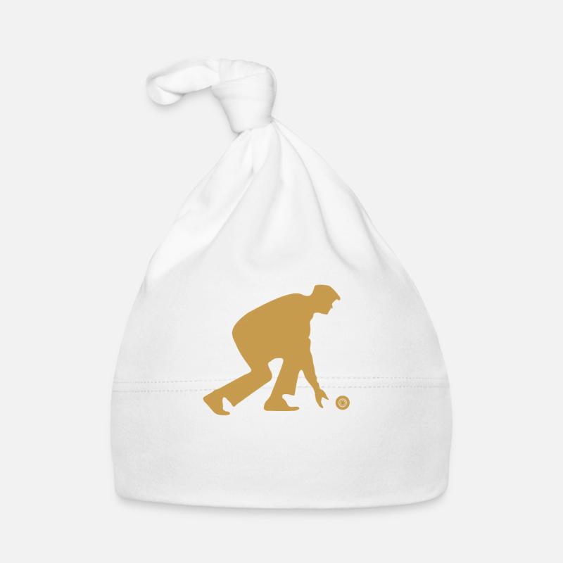 Bowling - This is how - Organic Baby Cap - white