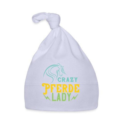 Crazy Pferde Lady | Spruch Slogan Humor Ironie - Baby Mütze
