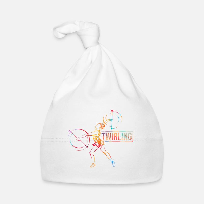 Baton Twirling gift Organic Baby Cap