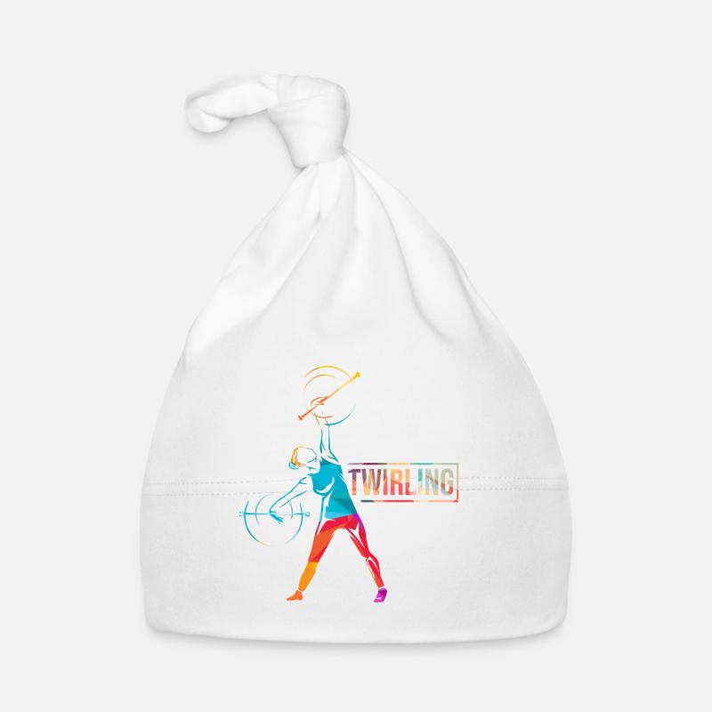 Baton Twirling gift Organic Baby Cap