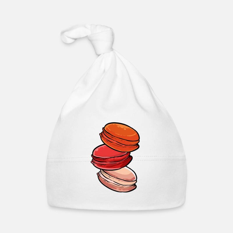 Cadeau de macaron boulanger et gourmand Bonnet bio Bébé