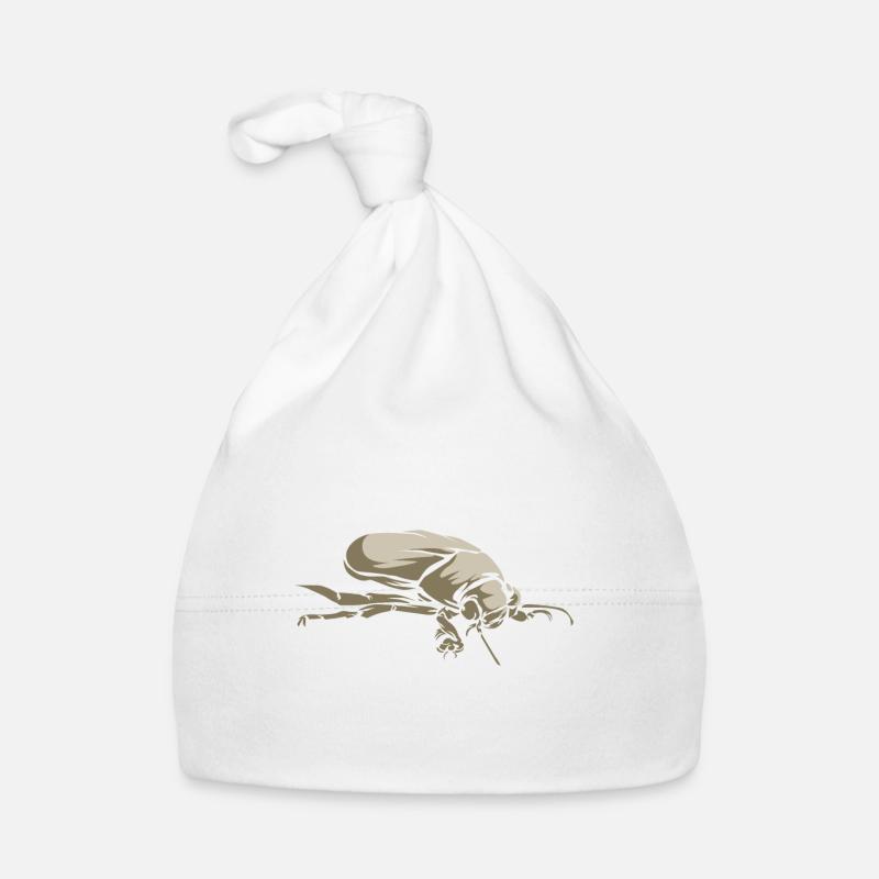 Coléoptère brun Bonnet bio Bébé