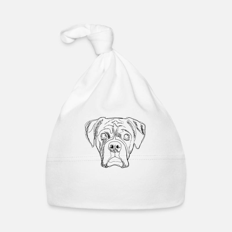 Boxer Hund Baby Bio-Mütze