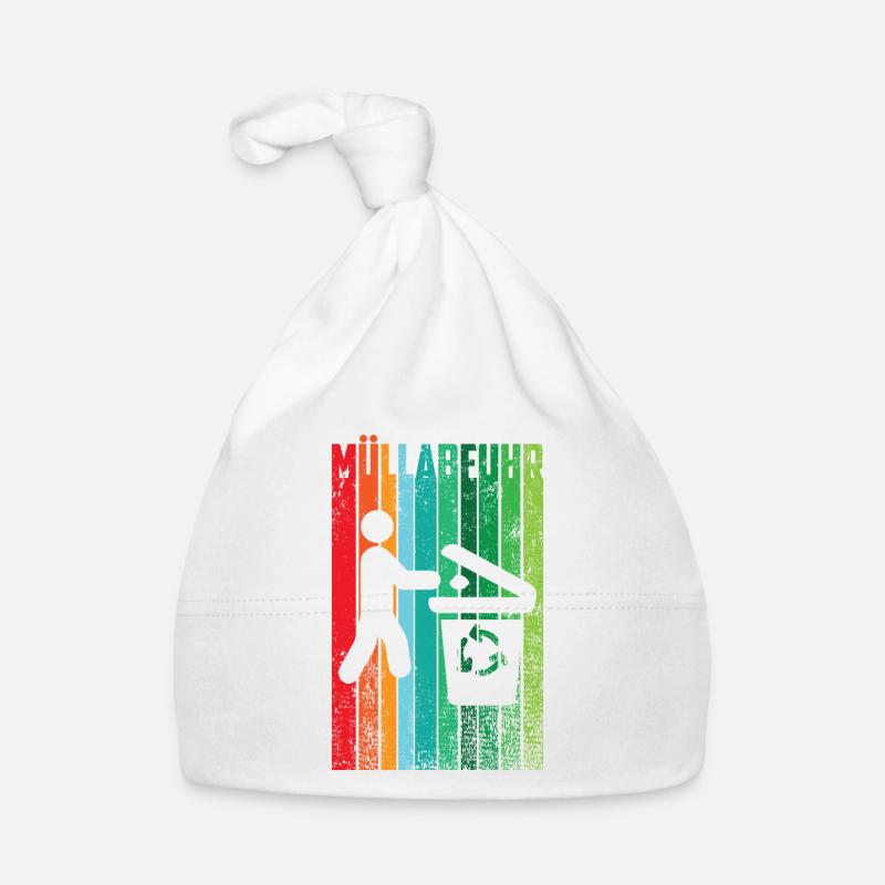 MÜLLABFUHR Baby Bio-Mütze