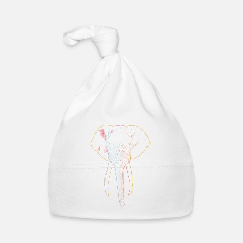Éléphant Bonnet bio Bébé