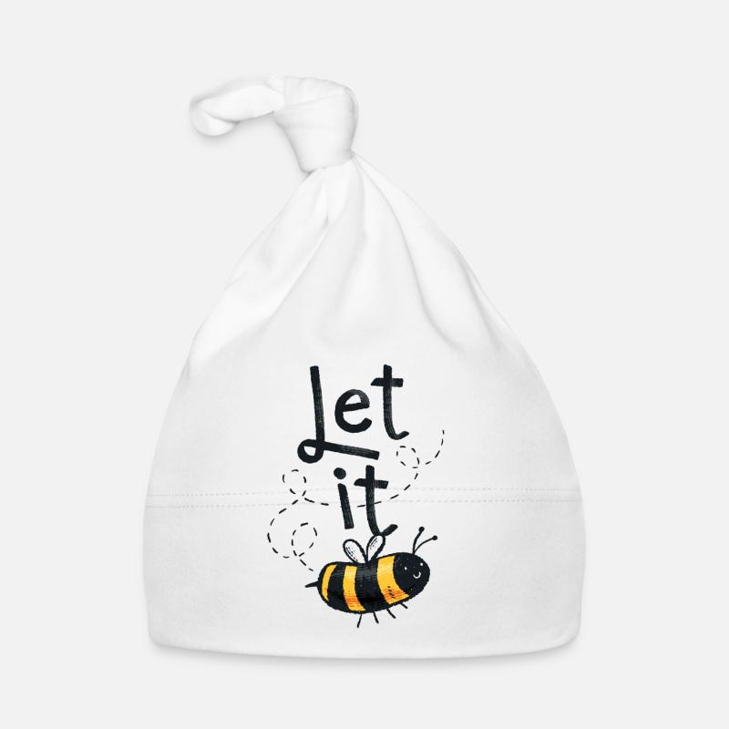 Let it Bee Baby Bio-Mütze