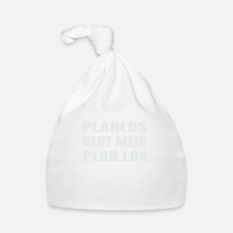 Planlos geht mein Plan los Projekt Planer Manager Baby Bio-Mütze